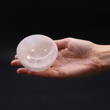 Bol rond en sélénite - 8 cm