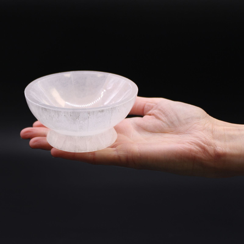 Bol rituel en sélénite - 10 cm