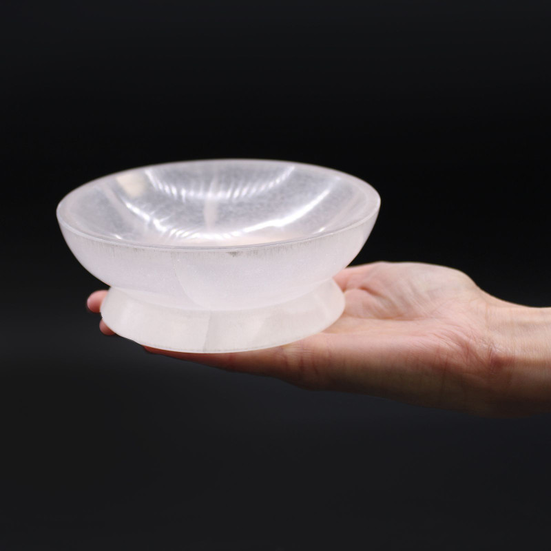 Bol rituel en sélénite - 15 cm