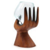Bol en verre fondu sculpté à la main