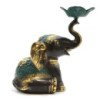 Bougeoir/porte-encens éléphant moyen