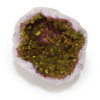 Géodes de calsite colorées - Roche naturelle - Rose et or