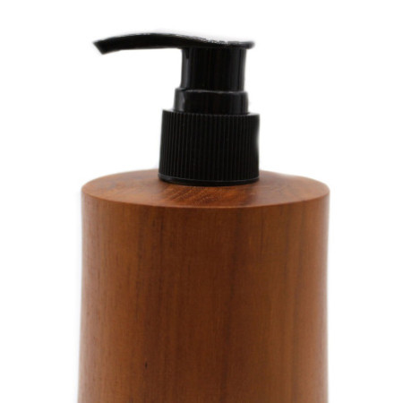 Distributeur de savon en teck naturel - Conique