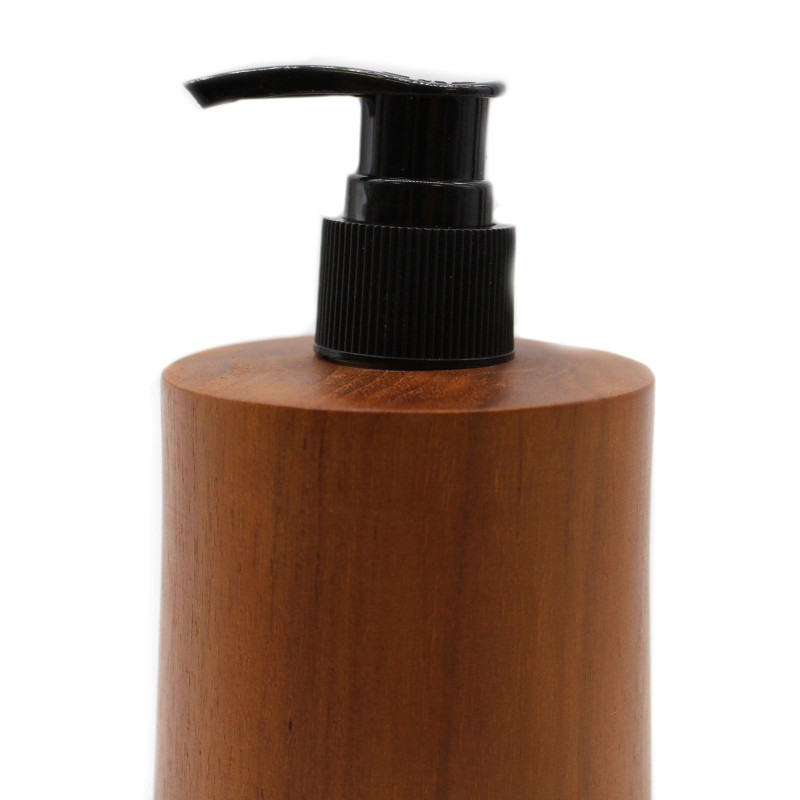 Distributeur de savon en teck naturel - Conique