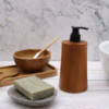 Distributeur de savon en teck naturel - Conique