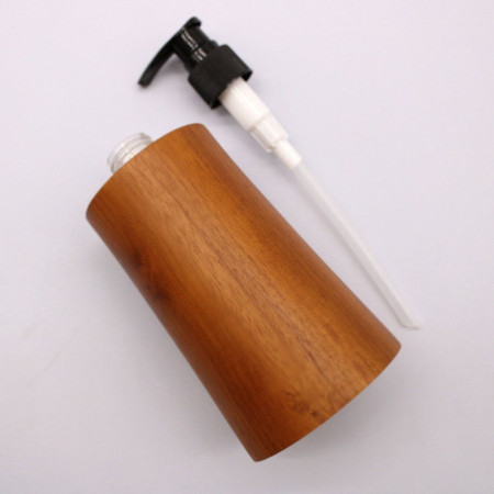 Distributeur de savon en teck naturel - Conique