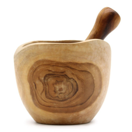 Pilon et mortier Ergo Teak Grand