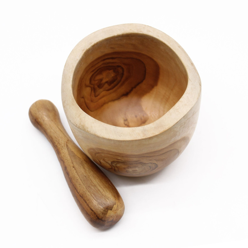 Pilon et mortier Ergo Teak Grand
