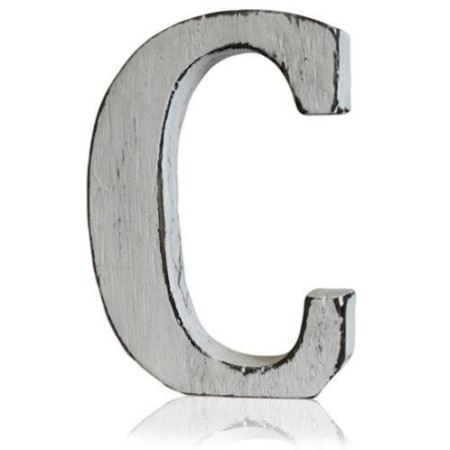Lettres Shabby Chic - C