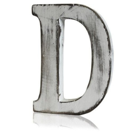 Lettres Shabby Chic - D