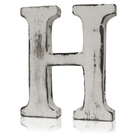 Lettres Shabby Chic - H