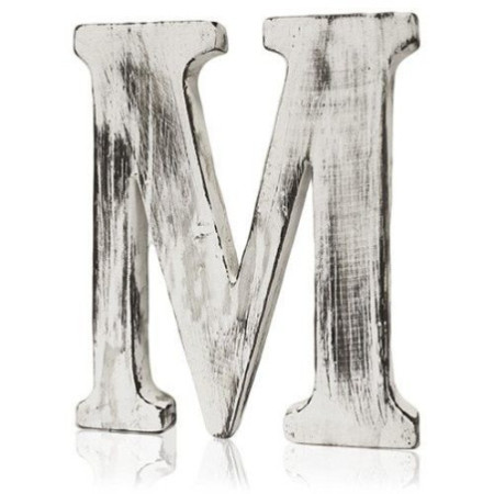 Lettres Shabby Chic - M