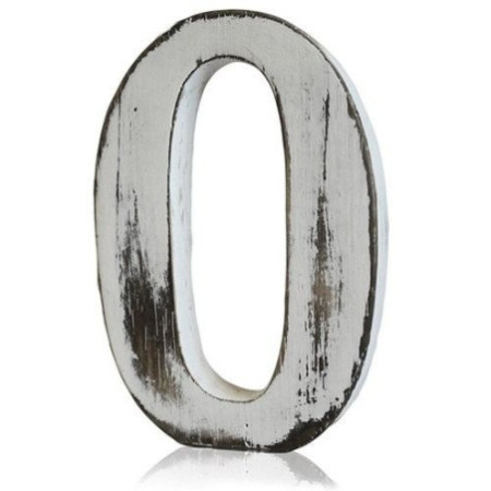 Lettres Shabby Chic - O
