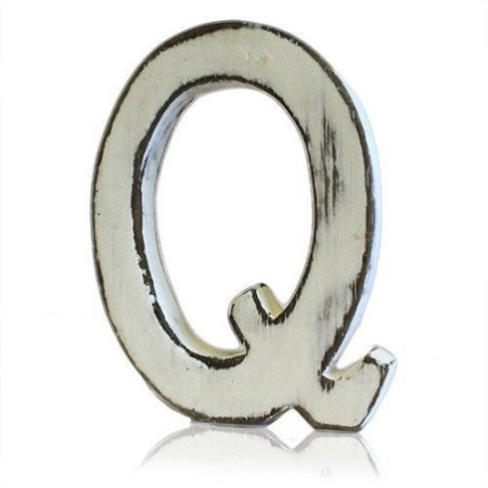 Lettres Shabby Chic - Q