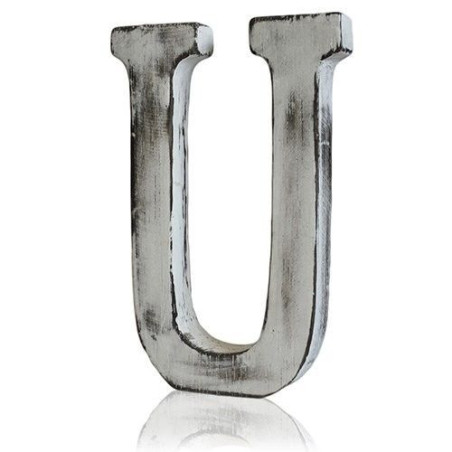 Lettres Shabby Chic - U