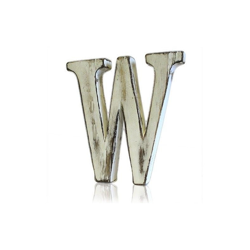 Lettres Shabby Chic - W