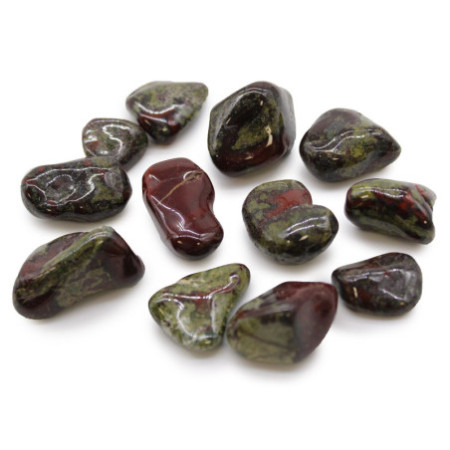 Sachet de 12 pierres roulées africaines moyennes - Dragon Stones