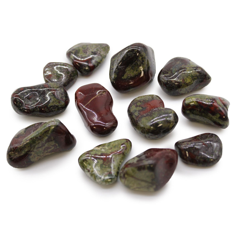 Sachet de 12 pierres roulées africaines moyennes - Dragon Stones