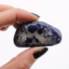 Sachet de 12 pierres roulées africaines moyennes - Sodalite - Bleu pur