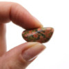 Sachet de 24 petites pierres roulées africaines - Unakite