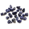 Sachet de 24 petites pierres roulées africaines - Sodalite - Bleu pur