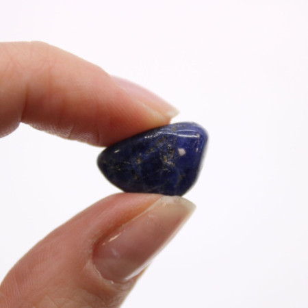 Sachet de 24 petites pierres roulées africaines - Sodalite - Bleu pur
