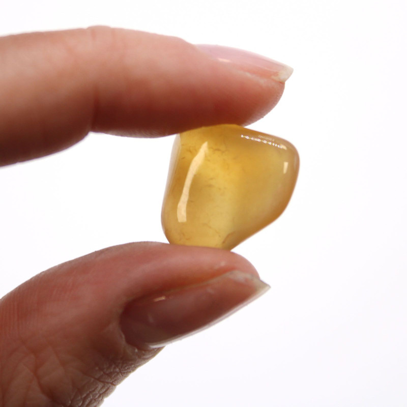 Sachet de 24 petites pierres roulées africaines - Agate cornaline - Mozambique