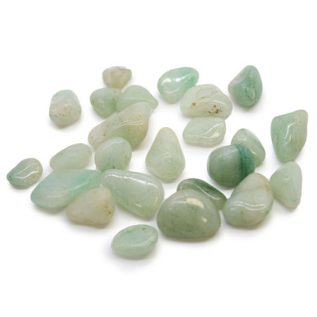 Sachet de 24 petites pierres roulées africaines - Aventurine