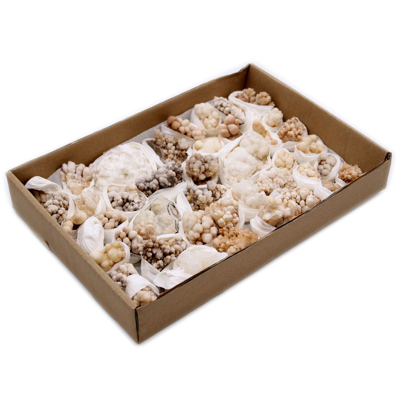Spécimens minéraux - Calcite florale (environ 20 pièces)