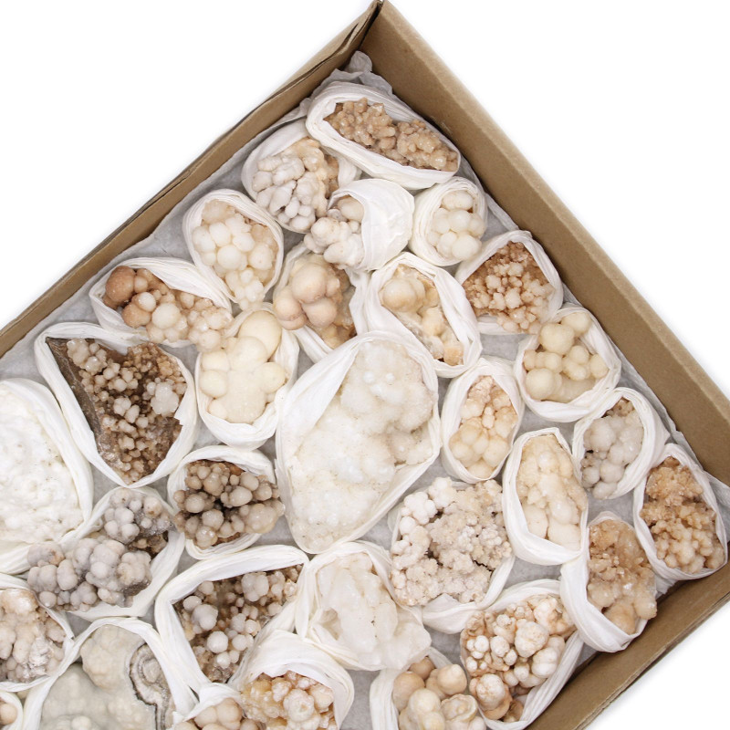 Spécimens minéraux - Calcite florale (environ 20 pièces)