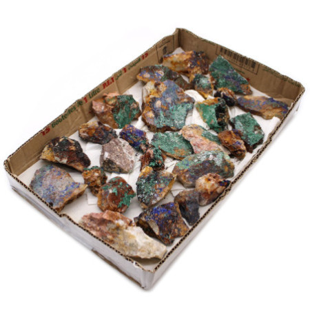 Spécimens minéraux - Azurite Malachite (environ 20 pièces)