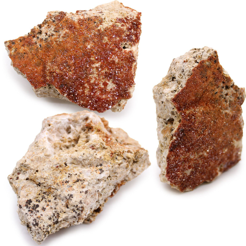 Spécimens minéraux - Vanadinite (environ 20 pièces)