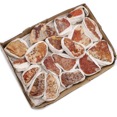 Spécimens minéraux - Vanadinite (environ 20 pièces)