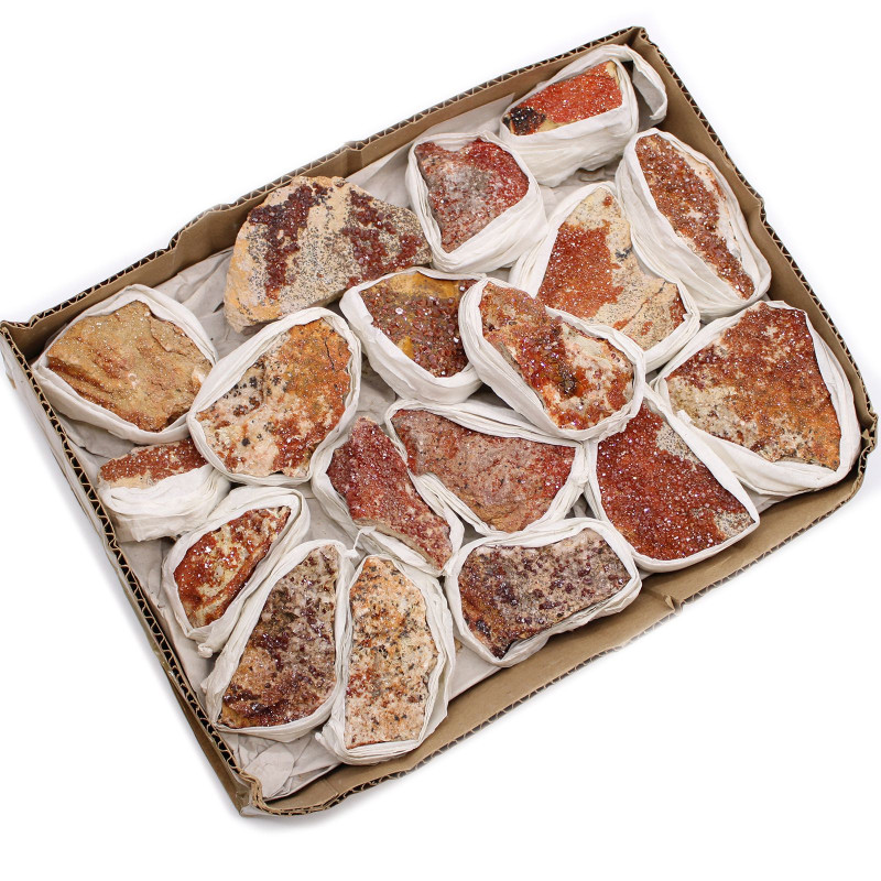 Spécimens minéraux - Vanadinite (environ 20 pièces)
