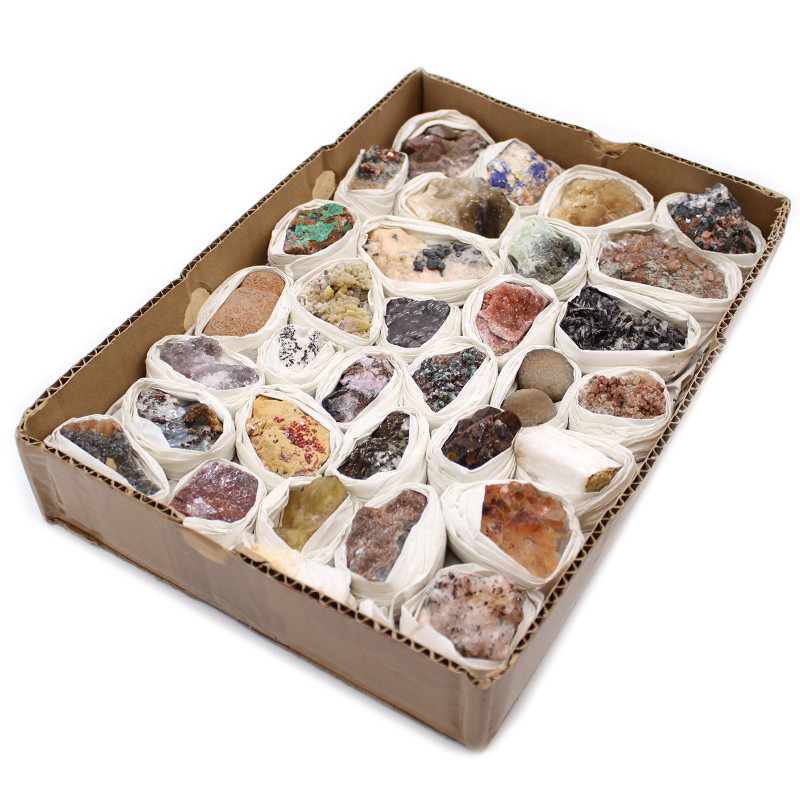 Spécimens minéraux - Pièces mixtes (environ 24 pièces)