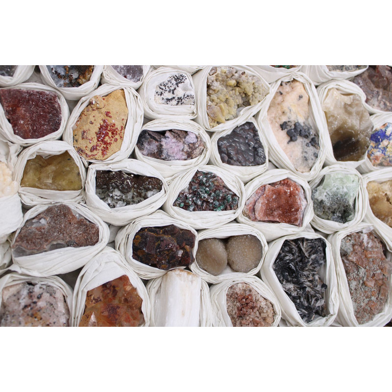 Spécimens minéraux - Pièces mixtes (environ 24 pièces)