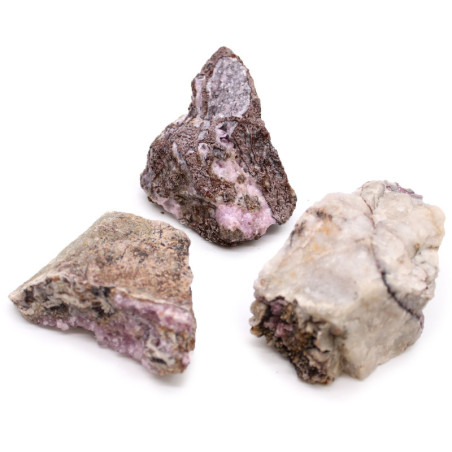 Spécimens minéraux - Calcite de cobalt (environ 25 pièces)