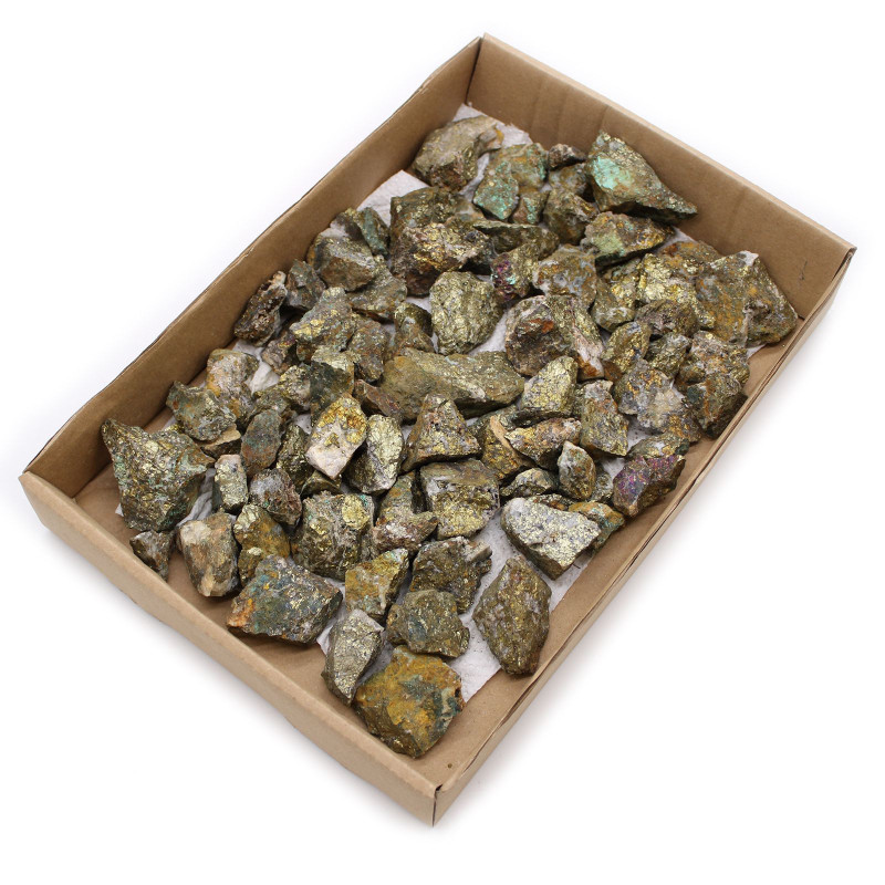 Spécimens minéraux - Chalcopyrite (environ 80 pièces)