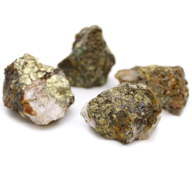 Spécimens minéraux - Chalcopyrite (environ 80 pièces)