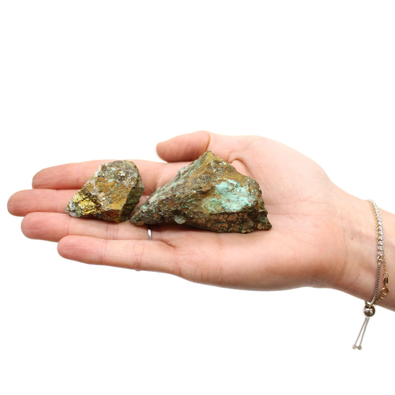 Spécimens minéraux - Chalcopyrite (environ 80 pièces)