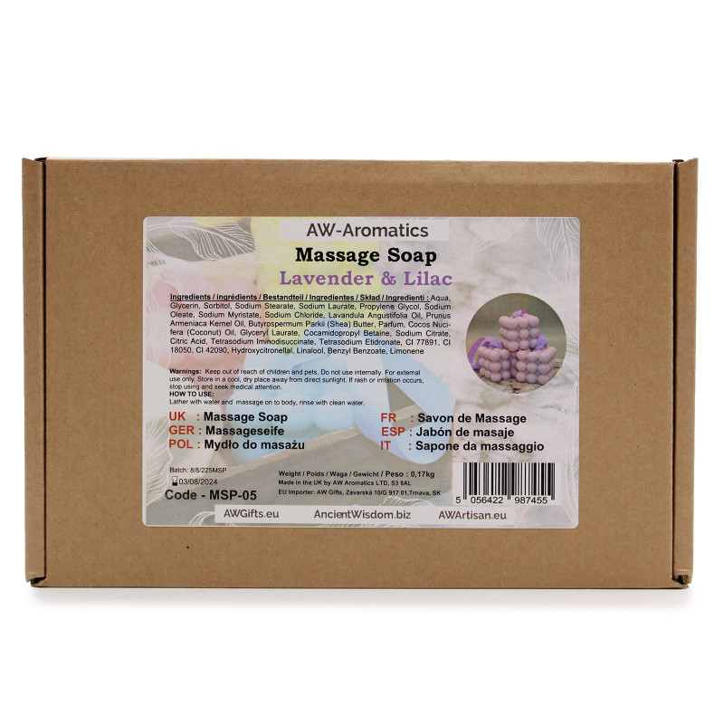 Savons de massage - Lavande et Lilas