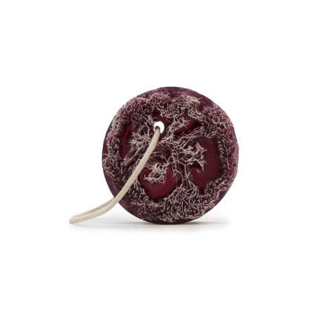 Savon exfoliant fruité sur corde - Raisin violet WL
