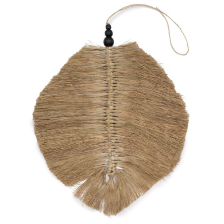 Feuille de raphia suspendue 35 cm