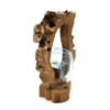 Vase d'art suspendu en verre Molton sur bois