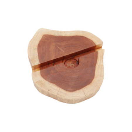 Grand support de téléphone en bois Gamal - Naturel