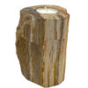 Bougeoir en bois pétrifié - Simple grand
