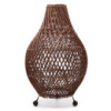 Lampes de table en rotin - Marron foncé