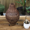 Lampes de table en rotin - Marron foncé