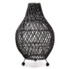 Lampes de table en rotin - Noir