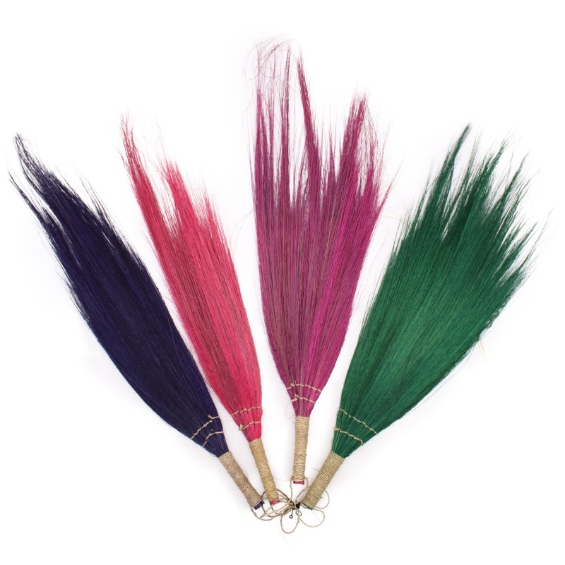 Set 4 - Balai long de la pampa - Couleurs vives